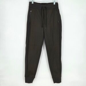 Athleta Womens 4 Headlands Hybrid Trek Jogger Pants Deep Aspen Olive‎ Green Mid